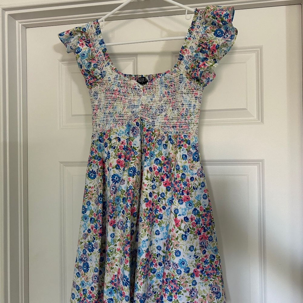 Impeccable Pig floral mini dress